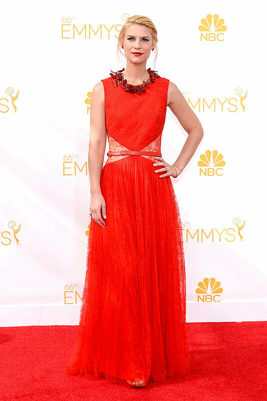 Celebrities in Red Dresses at the 2014 Emmys Red Carpet