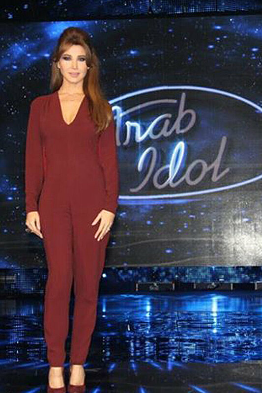 Nancy Ajram's Best Looks at Arab Idol 2014