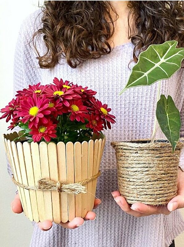 DIY Creative Ways to Decorate Flower Pots
