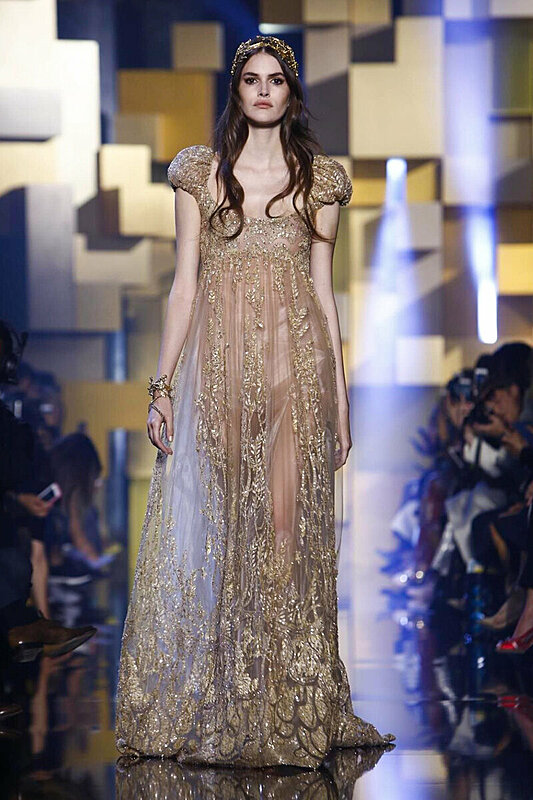 Paris Haute Couture Fall 2015: Elie Saab's Dazzling Dresses and Accessories