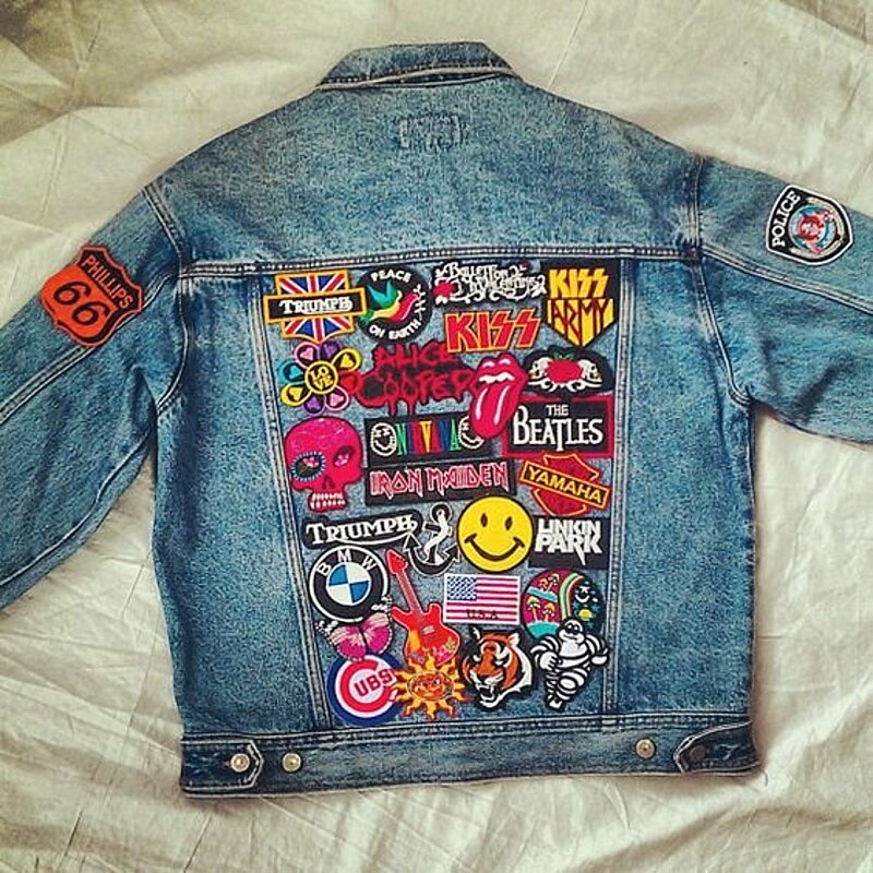 25 Photos to Show You How Cool Girls Wear Denim with Patches