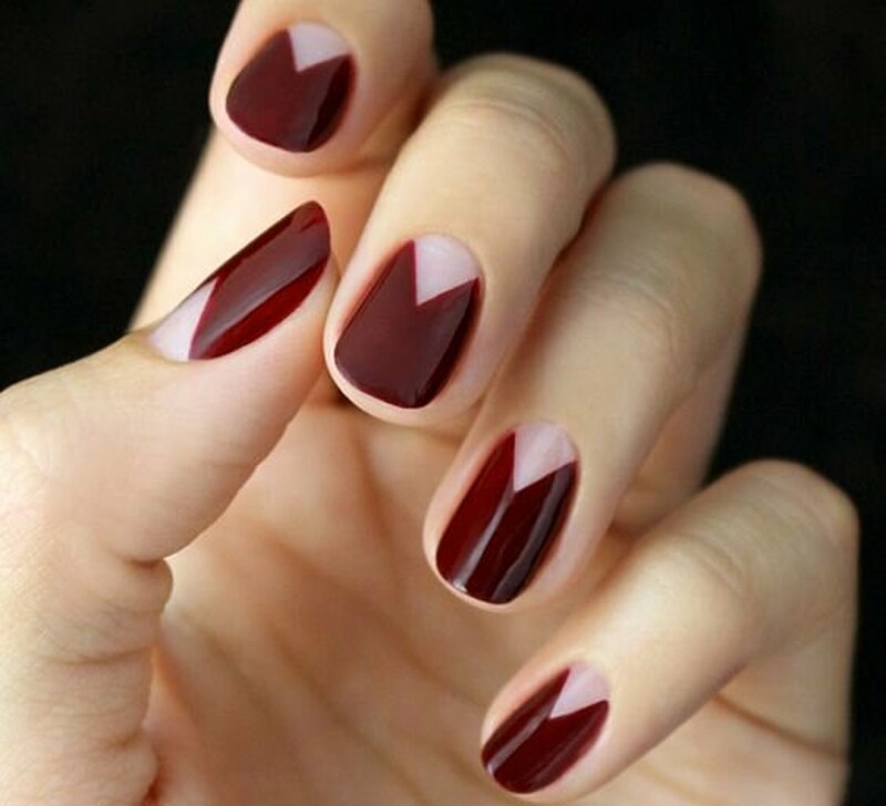 Matte burgundy | Instagram | Maroon nails, Maroon acrylic nails, Matte nails  design
