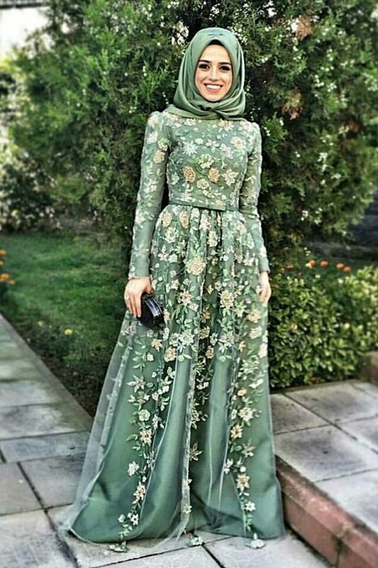 12 Chic and Simple Hijab Evening Dresses to Inspire You