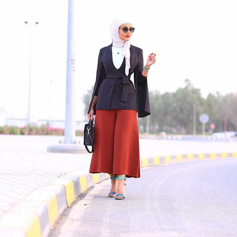 How to Wear Culotte Pants Like Your Favorite Hijab Fashion Bloggers