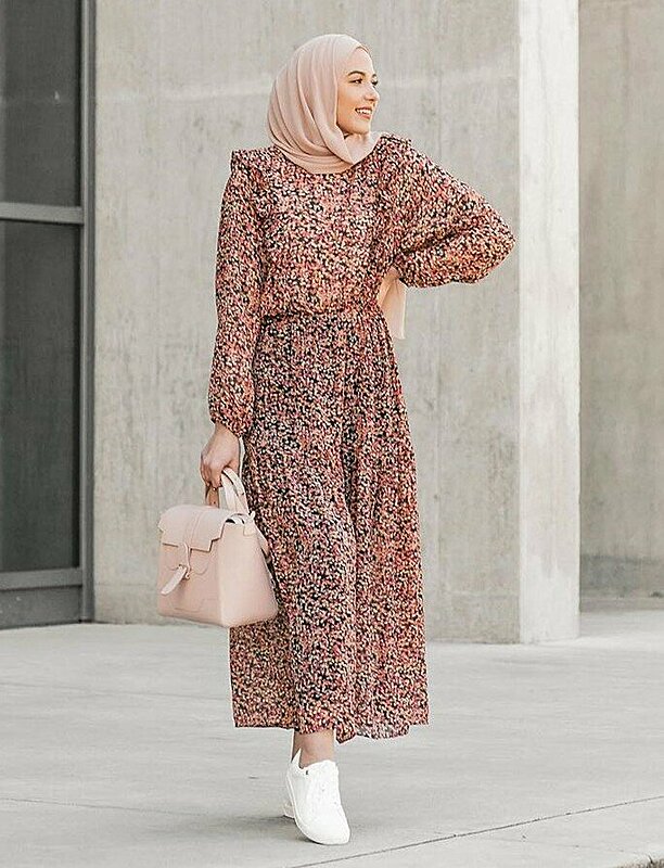 17 Casual Hijab Dresses for a Very Fashionable Spring Style
