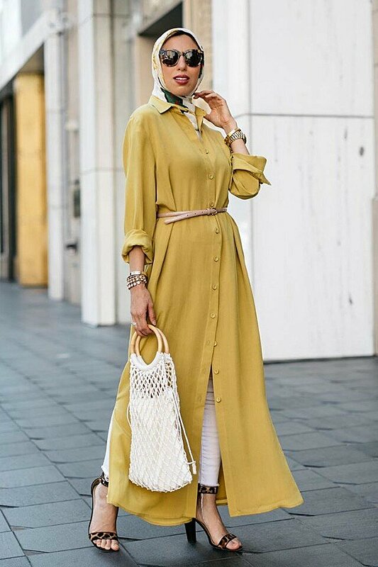 17 Casual Hijab Dresses for a Very Fashionable Spring Style