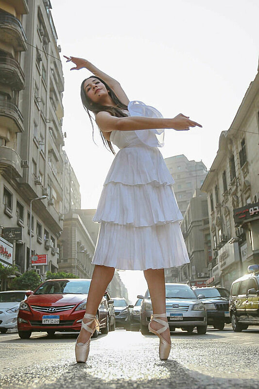 سحر شوارع القاهرة يظهره تعاون أزياء بمبة مع Ballerinas of Cairo