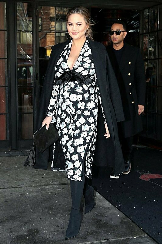 It's Chrissy Teigen's Second Pregnancy, and These Are All Her Maternity Looks!