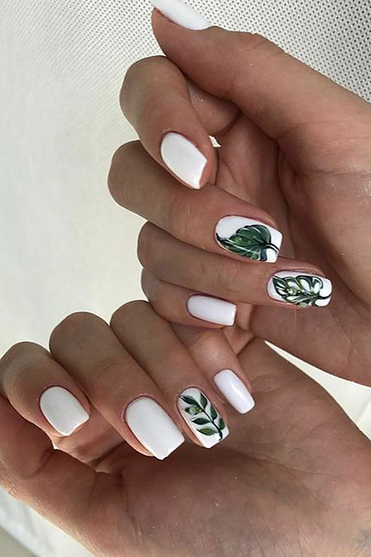 Video: A Cool  and Easy Tropical Nail Art Tutorial for Summer 2018