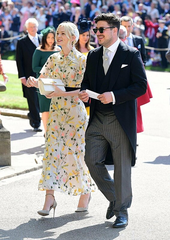 بالصور: ماذا ارتدوا المشاهير في حفل الزفاف الملكي للأمير هاري وميغان ماركل؟