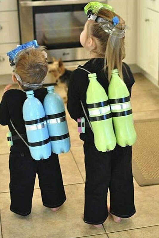 Easy DIY Kids Halloween Costume Ideas for If You're Running Late