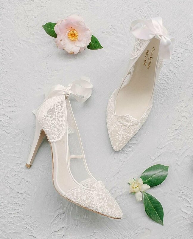 تعرفي على أحدث صيحة لأحذية الزفاف في صيف 2019