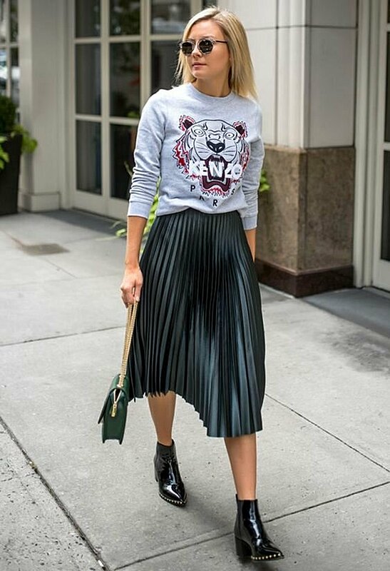 Friday Fashion Fits: How to Wear a Pleated Skirt with Anything