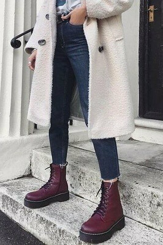 How to Wear Combat Boots With Different Pieces From Your Winter Wardrobe
