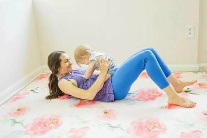 Mom and baby workout