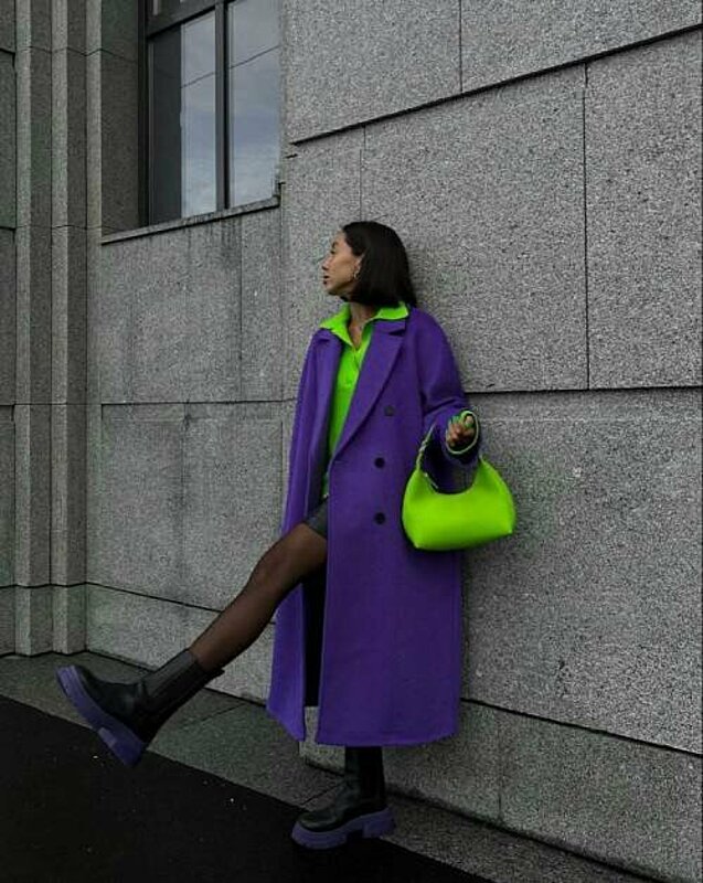 how to style lime green lime bag
