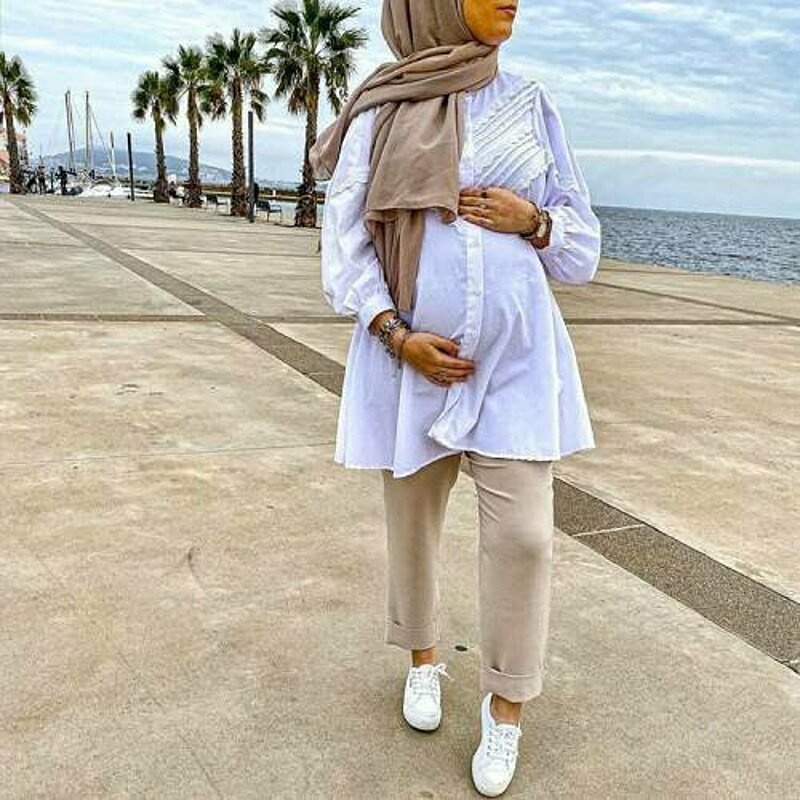 pregnant modest outfits ramadan fustany