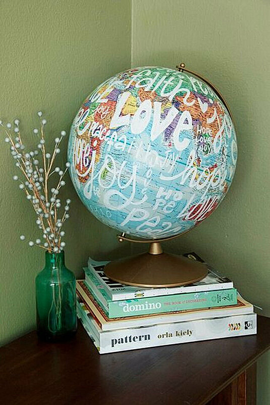 DIY Painted Globe
