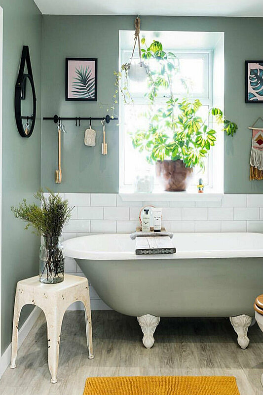٥ خطوات لتزيين حمام منزلك بالنباتات