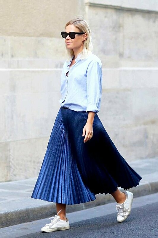 39 Trendy Ways to Style Pleated Skirts This Fall