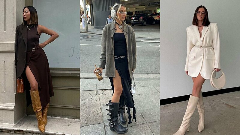 Step Into Fall With Mastering The Boot-dress Combo