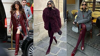 How to Bring the Trendy Cherry Burgundy Color into Your Outfit