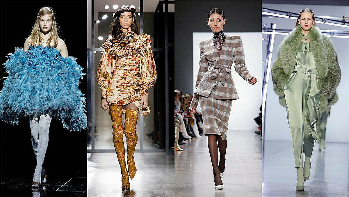 Fashion Week FW 2019 Is Bringing Back Tie Dye, Opaque Tights and Feathers!