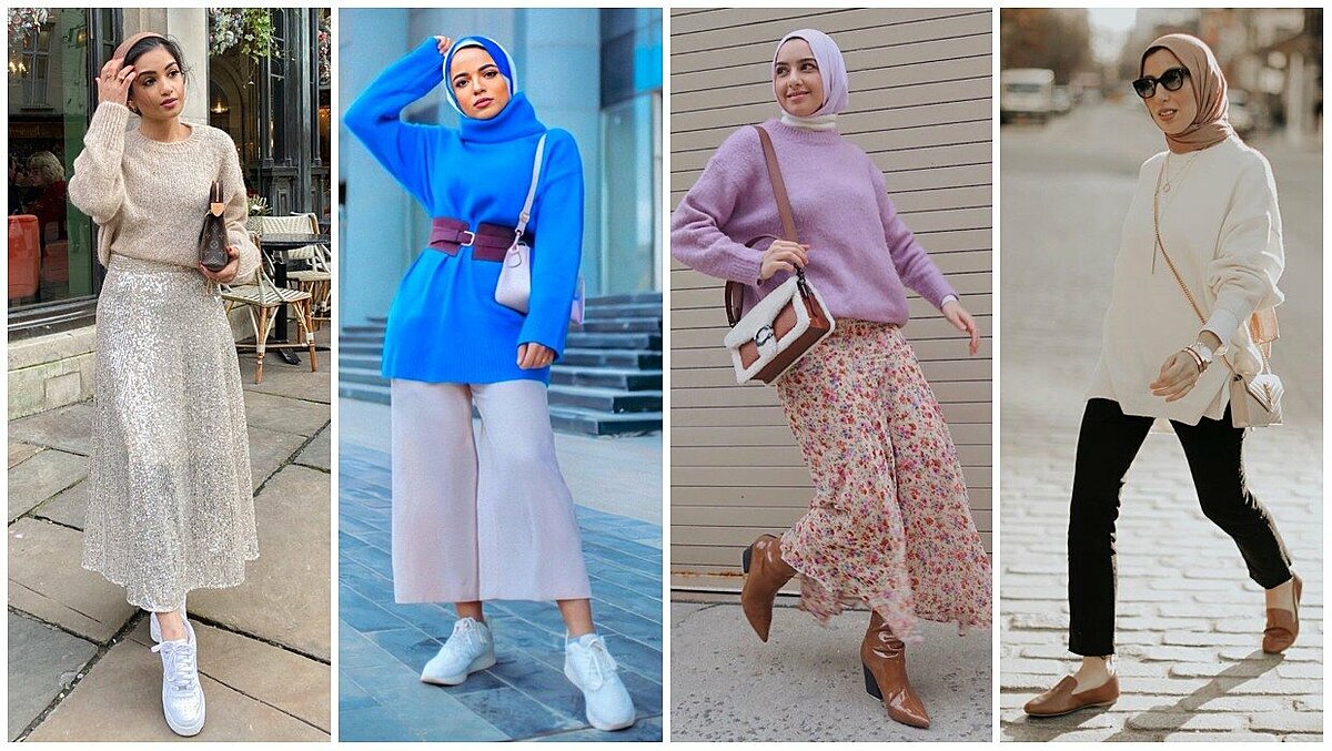 Friday Fashion Fits: How to Wear and Style Light Knitwear With Hijab