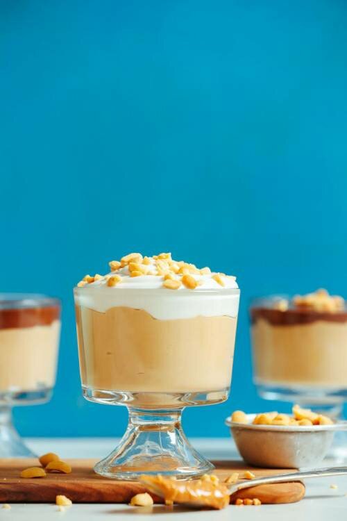 Peanut butter pudding dessert