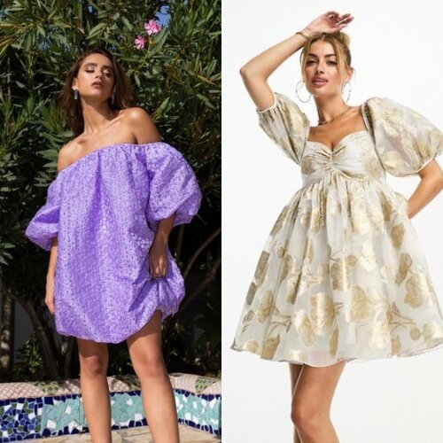 Puffball Hemlines Dresses for summer 2024