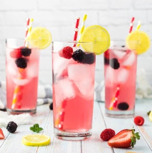 Sparkling Berry Lemonade