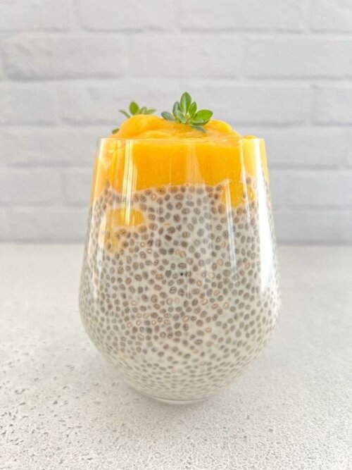 Mango Coconut Chia Pudding