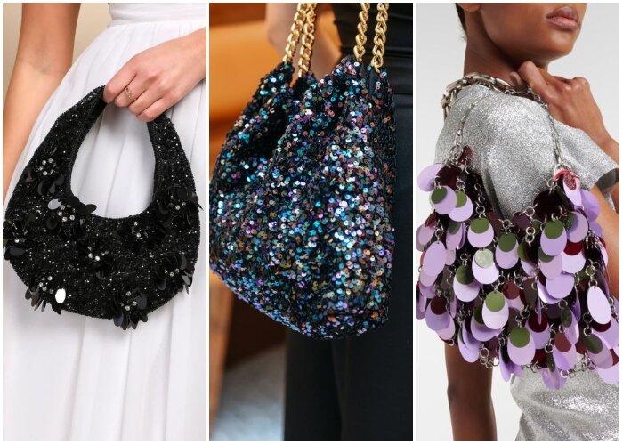 Sequined Handbags