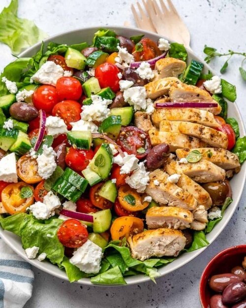 Chicken Greek Salad