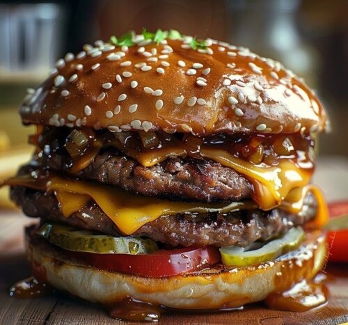 BBQ Burger Sandwich