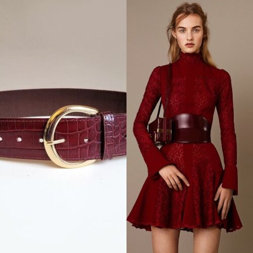 Belt It with Burgundy