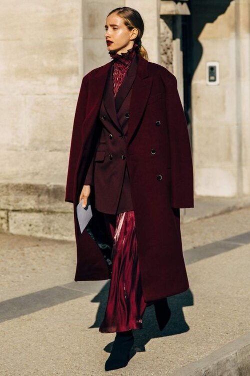 Go All-In with Burgundy: Monochrome Magic