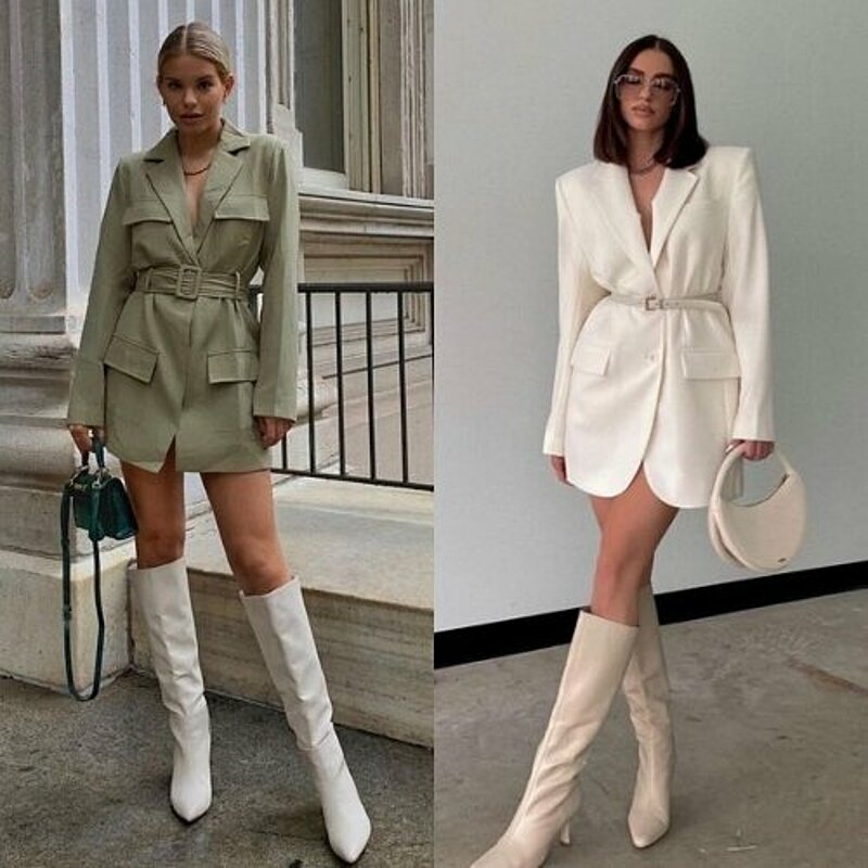 Step Into Fall With Mastering The Boot-dress Combo