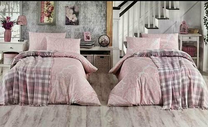 Local bedding sets pink double bed